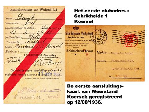 Eerste aansluitingskaart